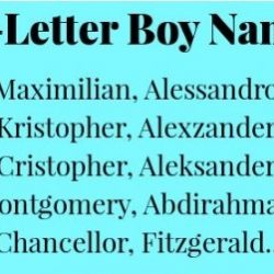 10 letter names