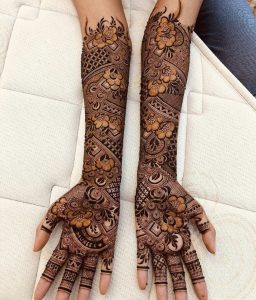 arabic mehendi design simple