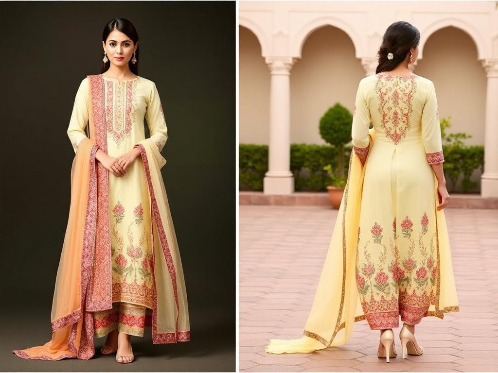 3 piece dress design salwar kameez