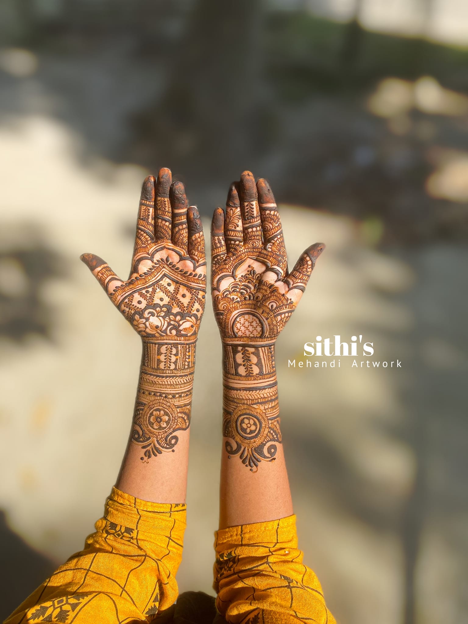 Back Hand Mehndi design for kids