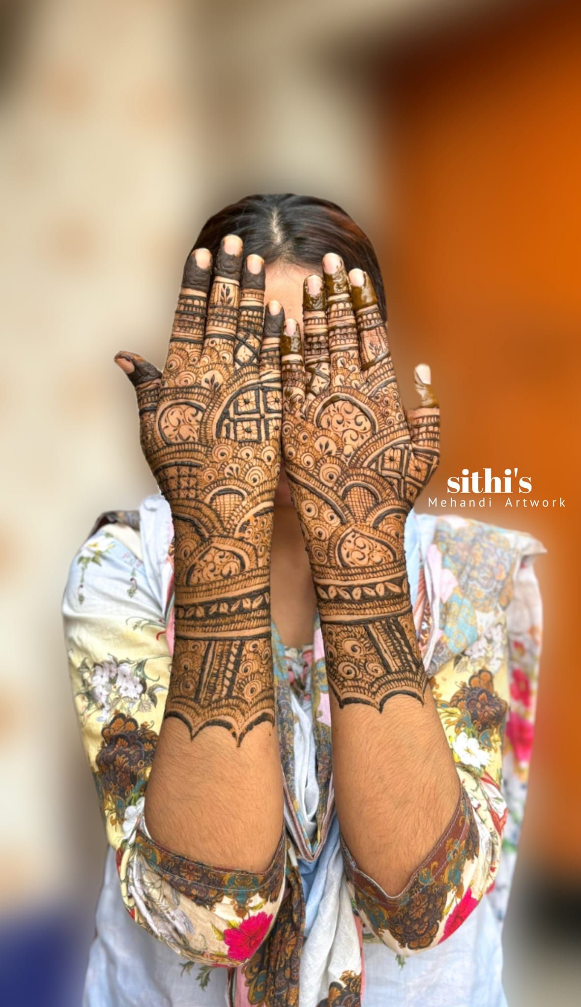 bridal Back Hand Mehndi