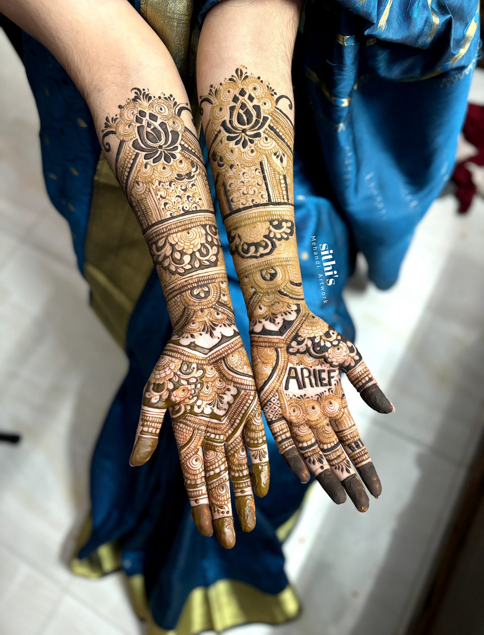 front hand mehndi design simple and easy for girl