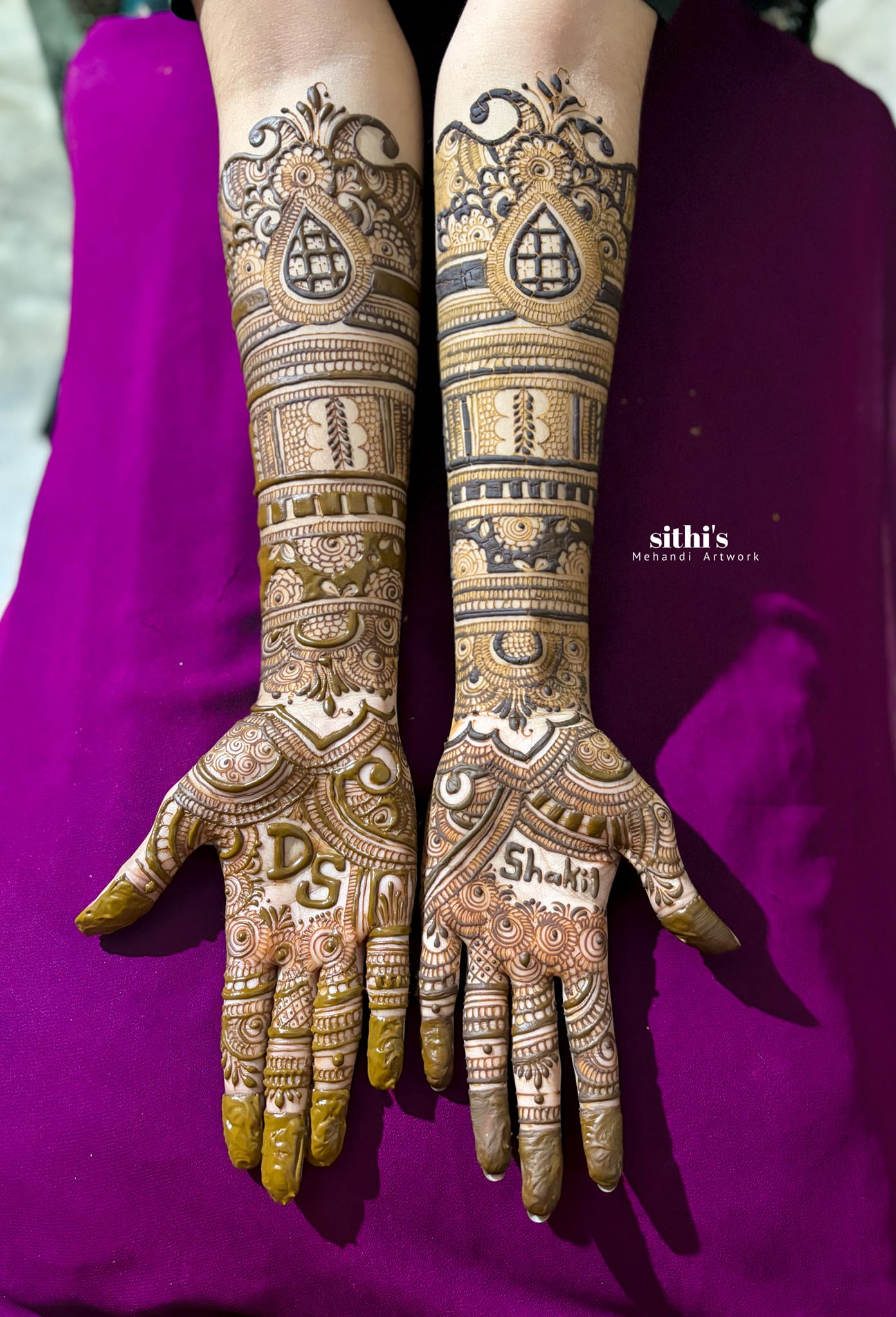 front hand mehndi design simple and easy