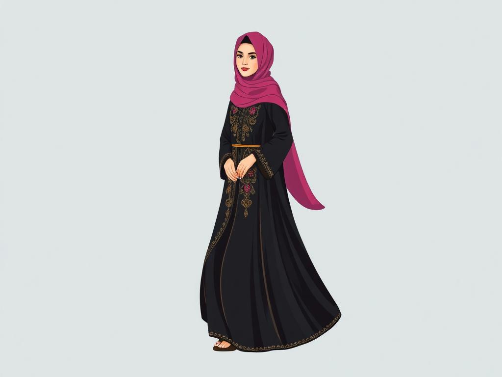 new abaya borka design simple